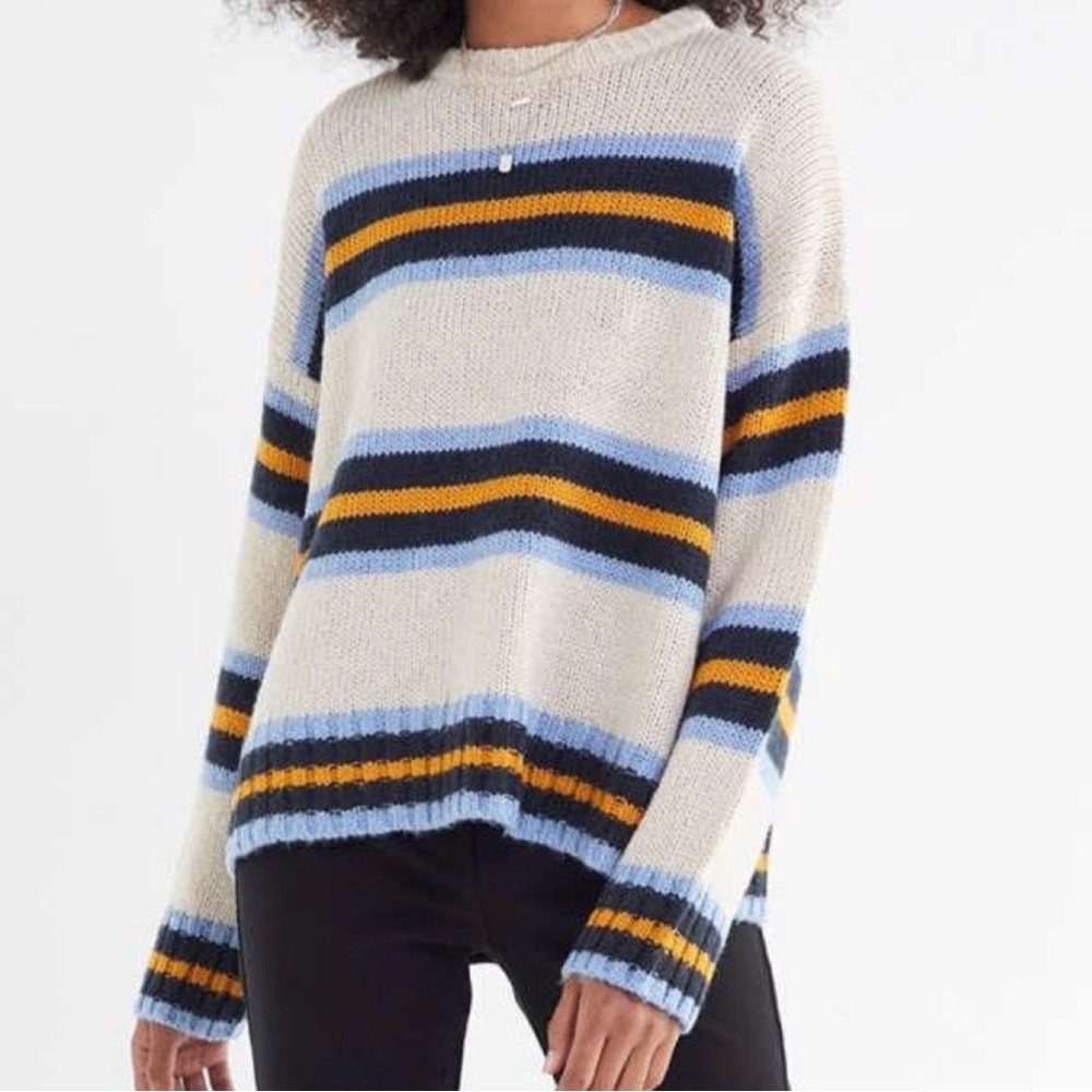 Urban Outfitter Stripe Bobby Boyfriend Crewneck Sweater